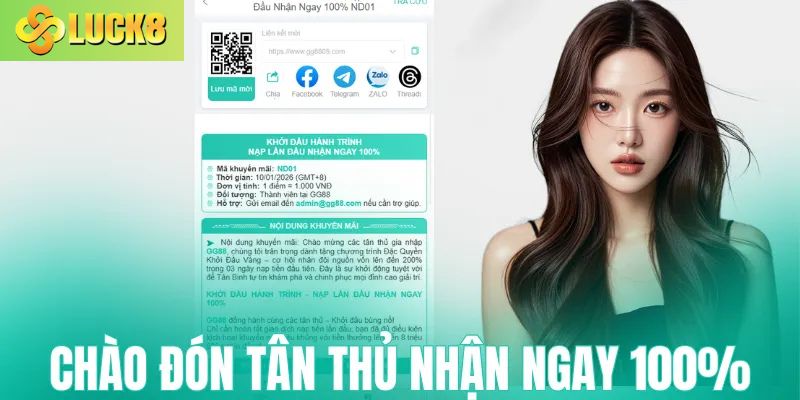 Chào đón tân thủ với khuyến mãi Luck8 siêu hấp dẫn